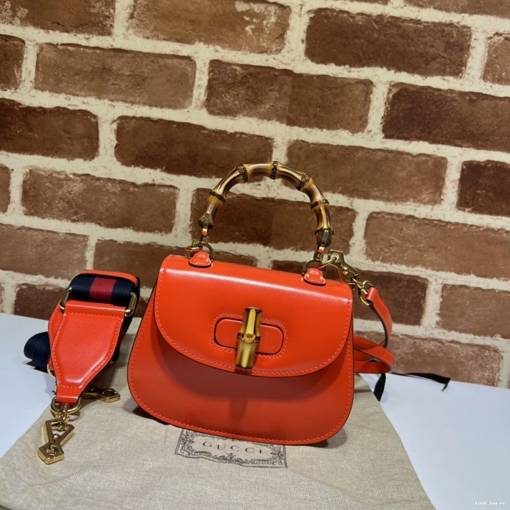 Bamboo Mini with bag top GUCCI handle 0812